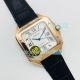 GB Factory Santos de Cartier Replica Watch White Dial Rose Gold Case (2)_th.jpg